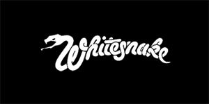 WHITESNAKE - Logo - široká chrbtová nášivka s rozmerom 33 x 15 cm