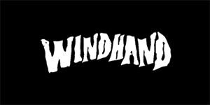 WINDHAND - Logo - široká chrbtová nášivka s rozmerom 33 x 15 cm