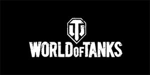 WORLD OF TANKS - Logo - široká chrbtová nášivka s rozmerom 33 x 15 cm