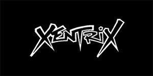 XENTRIX - Logo - široká chrbtová nášivka s rozmerom 33 x 15 cm