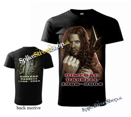 DIMEBAG DARRELL - 1966-2004 - čierne pánske tričko (-50%=VÝPREDAJ)