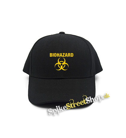 BIOHAZARD - Yellow Logo Crest - čierna šiltovka