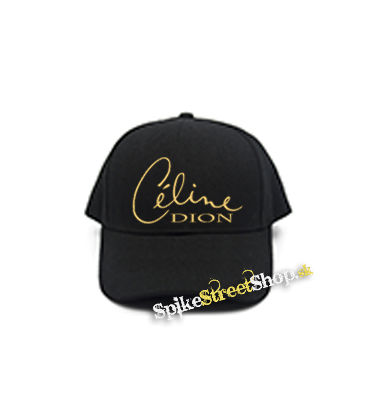 CELINE DION - Logo - čierna šiltovka