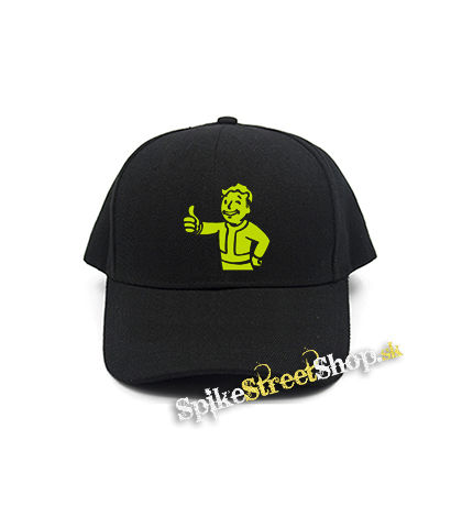 FALLOUT - Vault Boy Green - čierna šiltovka