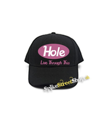 HOLE - Live Through This - čierna šiltovka