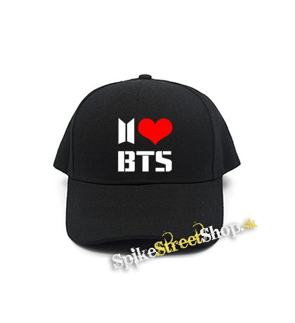 I LOVE BTS - čierna šiltovka