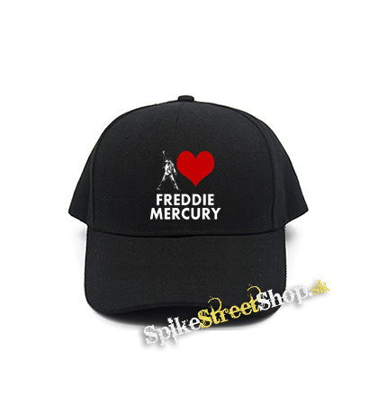 I LOVE FREDDIE MERCURY - čierna šiltovka