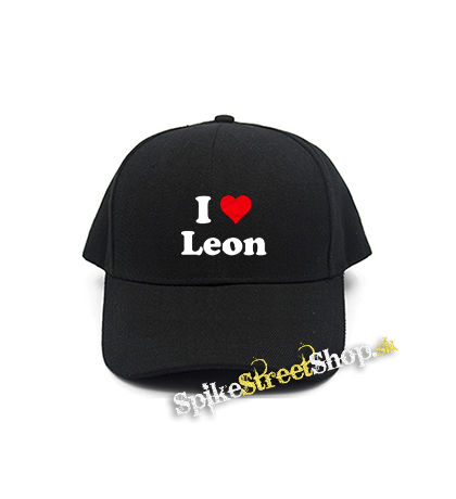 I LOVE LEON - čierna šiltovka