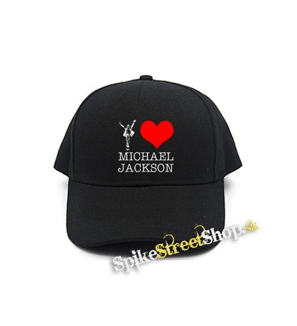 I LOVE MICHAEL JACKSON - čierna šiltovka