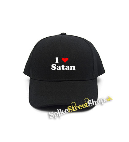 I LOVE SATAN - čierna šiltovka