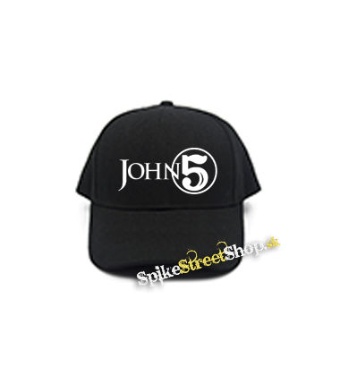 JOHN 5 - Logo - čierna šiltovka