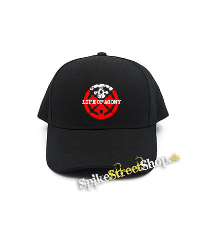 LIFE OF AGONY - Logo Symbol Crest - čierna šiltovka