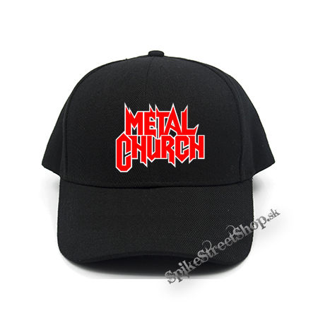 METAL CHURCH - Logo Red White - čierna šiltovka