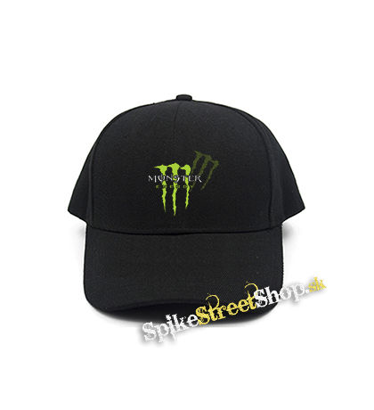 MONSTER ENERGY - Green Logo Honey Bee - čierna šiltovka