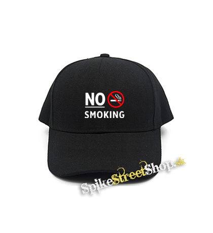 NO SMOKING - Slogan - čierna šiltovka