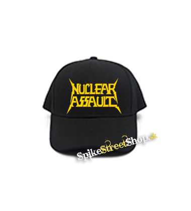 NUCLEAR ASSAULT - Logo Yellow - čierna šiltovka