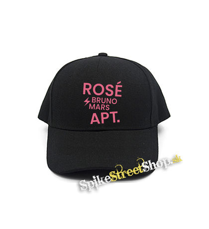 ROSÉ & BRUNO MARS - APT - Pink - čierna šiltovka