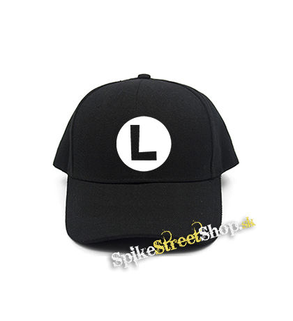 SUPER MARIO - Luigi Logo - čierna šiltovka