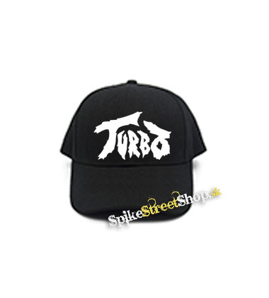TURBO - Logo White - čierna šiltovka