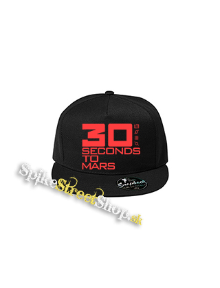 30 SECONDS TO MARS - Red Logo - čierna šiltovka model "Snapback"