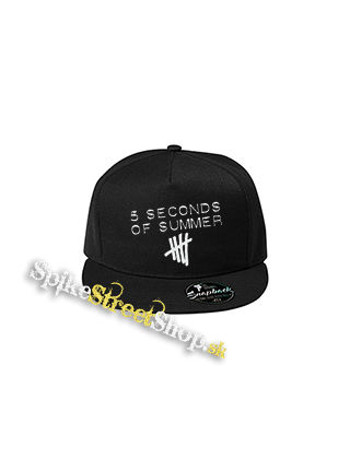 5 SECONDS OF SUMMER - Logo - čierna šiltovka model "Snapback"