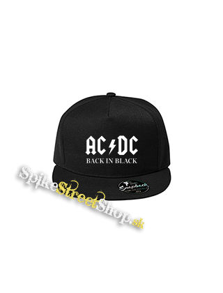 ACDC - Back In Black - čierna šiltovka model "Snapback"