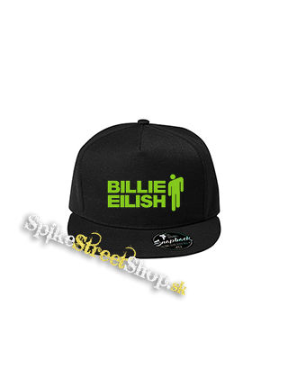 BILLIE EILISH - Logo And Stickman - čierna šiltovka model "Snapback"