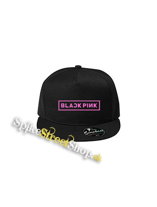 BLACKPINK - Logo Pink - čierna šiltovka model "Snapback"