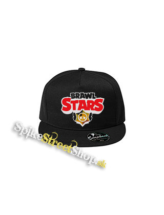 BRAWL STARS - Gold Logo - čierna šiltovka model "Snapback"