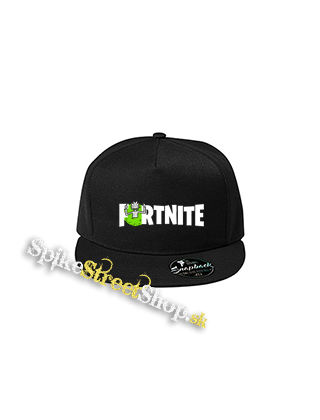 FORTNITE Season 7 - Rick Sanchez Logo - čierna šiltovka model "Snapback"