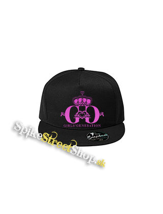 GIRLS´ GENERATION - Pink Logo - čierna šiltovka model "Snapback"