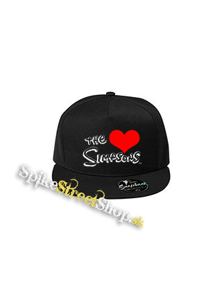I LOVE THE SIMPSONS - čierna šiltovka model "Snapback"