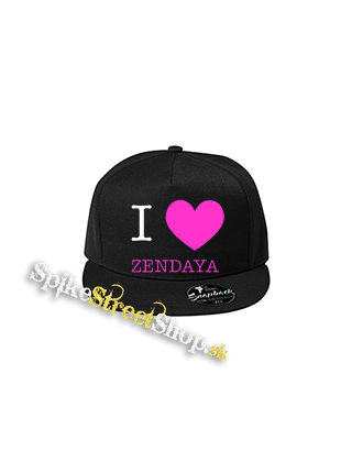 I LOVE ZENDAYA - čierna šiltovka model "Snapback"