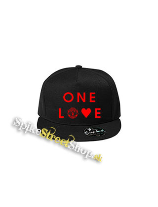 MANCHESTER UNITED - One Love - čierna šiltovka model "Snapback"