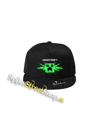 MINECRAFT - Gun - čierna šiltovka model "Snapback"