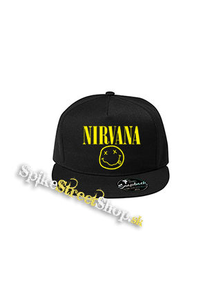 NIRVANA - Big Smile Motive 2 - čierna šiltovka model "Snapback"