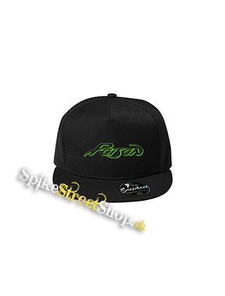 POISON - Logo Green - čierna šiltovka model "Snapback"