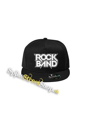 ROCK BAND - Logo - čierna šiltovka model "Snapback"
