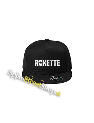 ROXETTE - Logo - čierna šiltovka model "Snapback"
