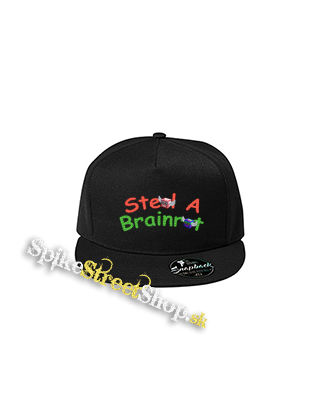 STEAL A BRAINROT - čierna šiltovka model "Snapback"