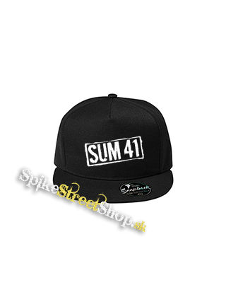 SUM 41 - Logo - čierna šiltovka model "Snapback"