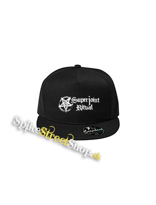 SUPERJOINT RITUAL - Logo - čierna šiltovka model "Snapback"