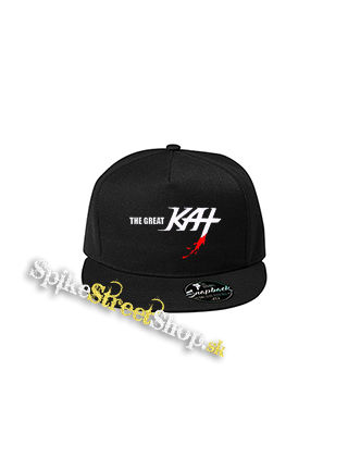 THE GREAT KAT - Logo - čierna šiltovka model "Snapback"