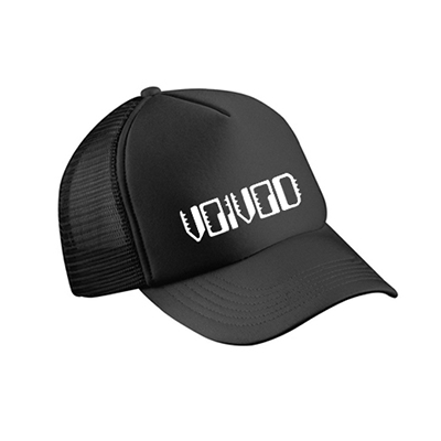 VOIVOD - Logo Nothingface - čierna sieťkovaná šiltovka model "Trucker Cap"