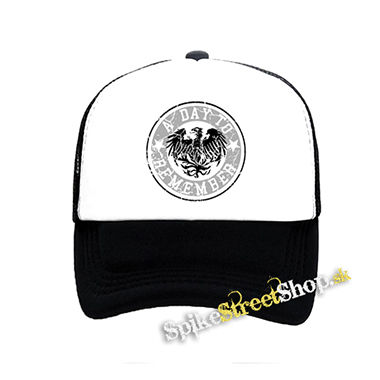 A DAY TO REMEMBER - Eagle - čiernobiela sieťkovaná šiltovka model "Trucker"