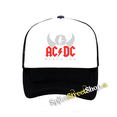 ACDC - Black Ice Angus Silhouette - čiernobiela sieťkovaná šiltovka model "Trucker"