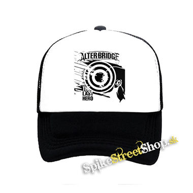 ALTER BRIDGE - The Last Hero - čiernobiela sieťkovaná šiltovka model "Trucker"