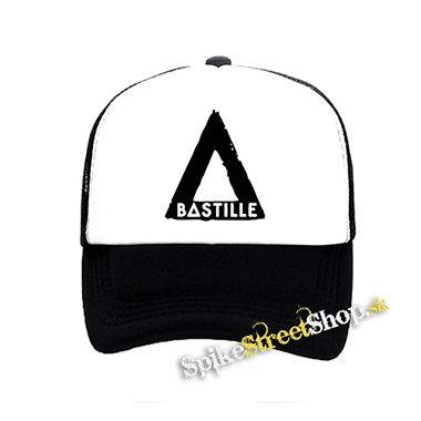 BASTILLE - Sign - čiernobiela sieťkovaná šiltovka model "Trucker"