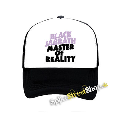 BLACK SABBATH - Master Of Reality - čiernobiela sieťkovaná šiltovka model "Trucker"