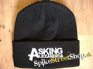 ASKING ALEXANDRIA - White Logo - zimná čiapka 